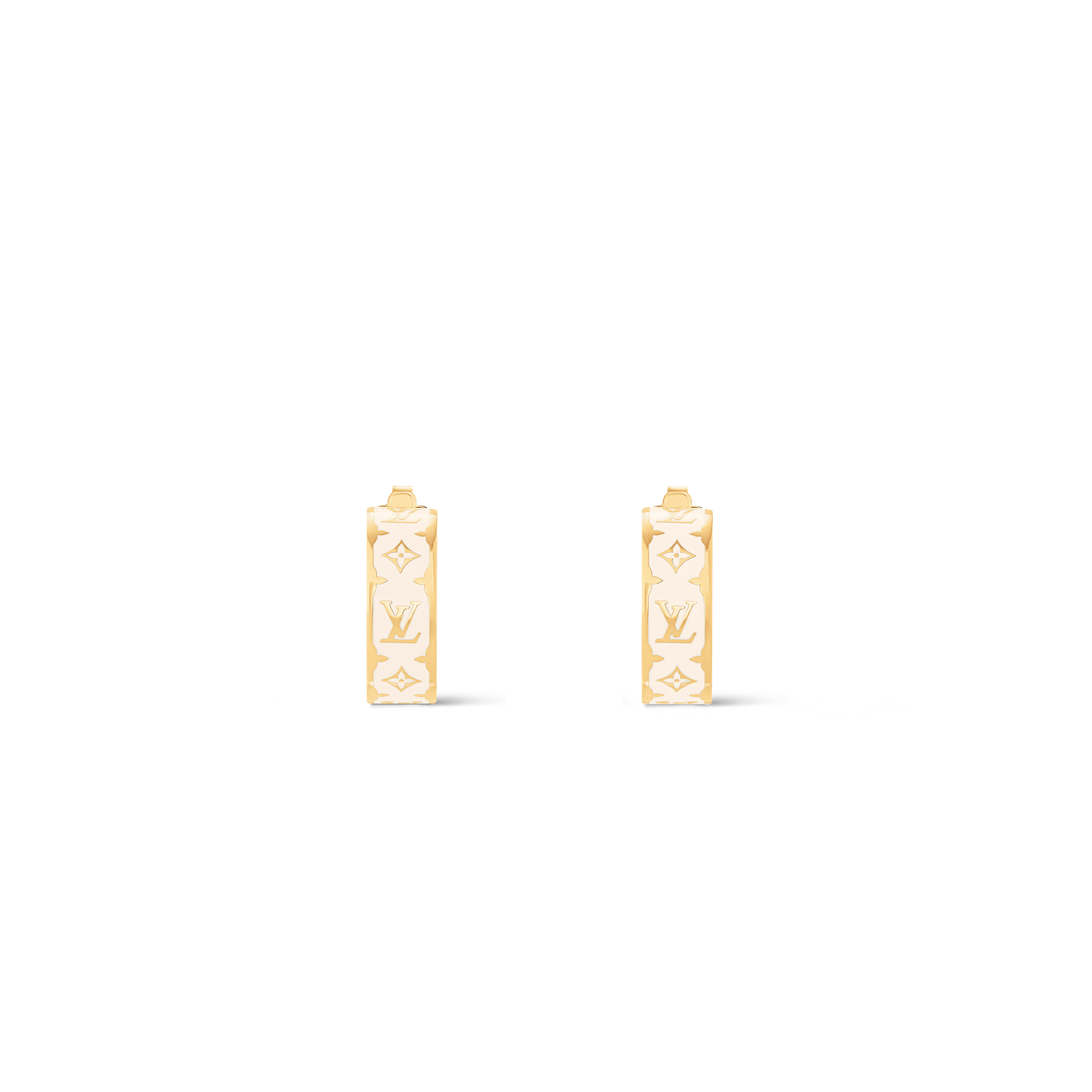 l**is V*t*n nanogram enamel earrings m01830